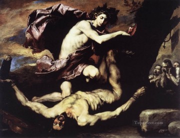 Jusepe de Ribera Painting - Apollo and Marsyas Tenebrism Jusepe de Ribera